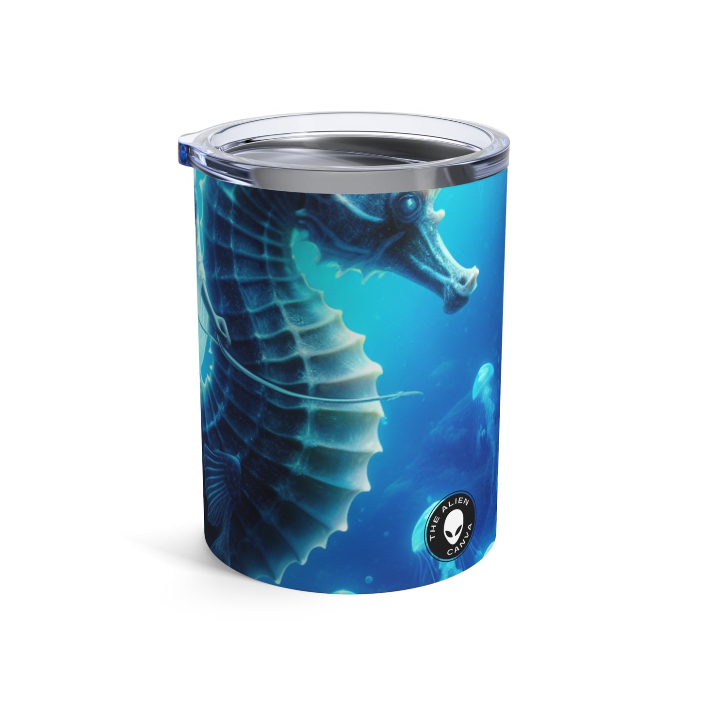 "Mermaid Magic: Journey with the Giant Seahorse" - The Alien Tumbler 10oz