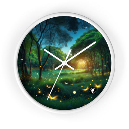 "Firefly Dusk" - The Alien Wall Clock