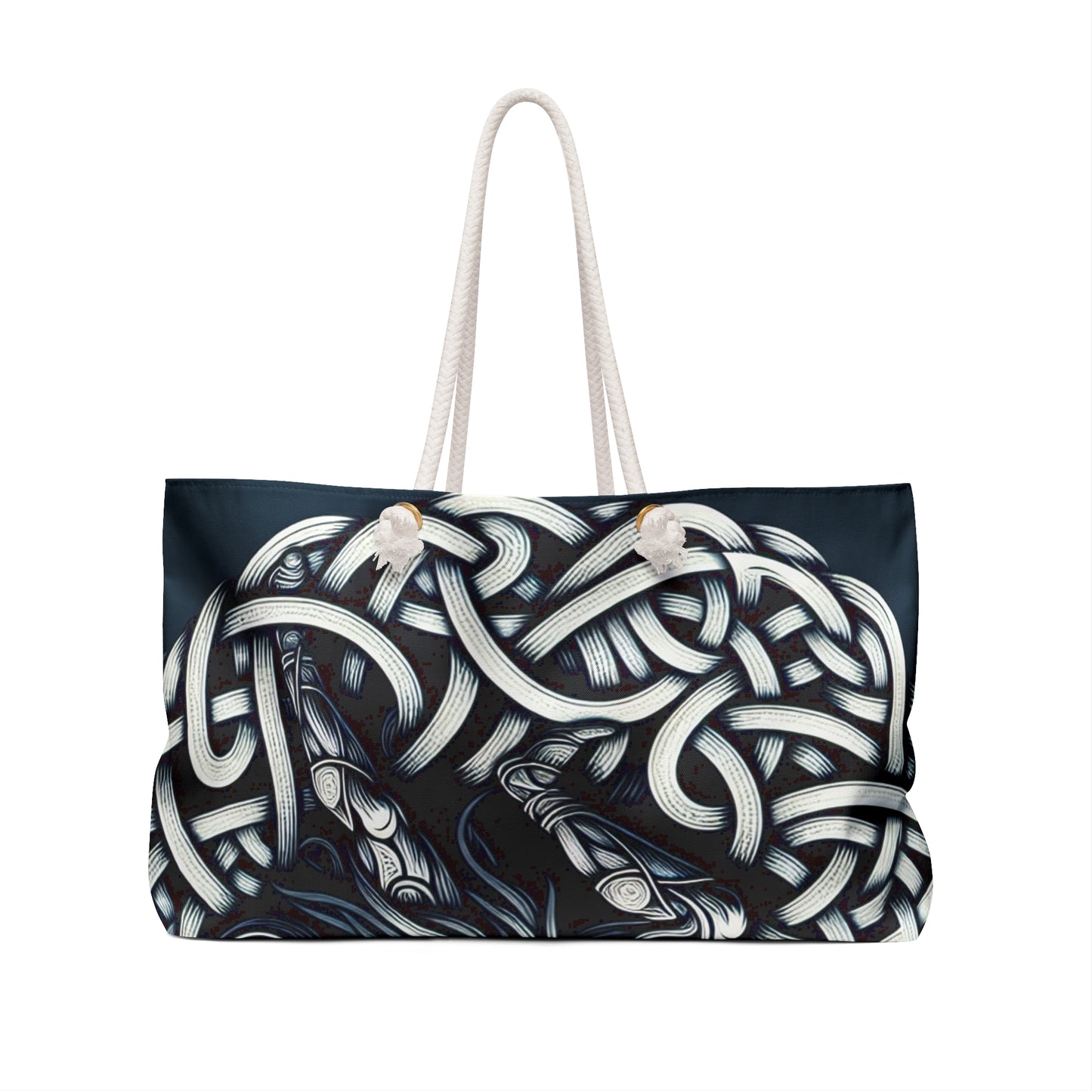 "Celtic Knight: Espada y escudo en nudos antiguos" - The Alien Weekender Bag Celtic Art Style