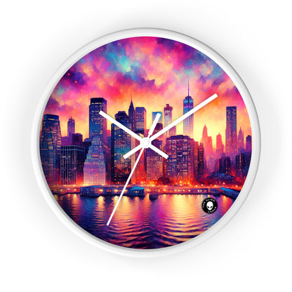 Hidden Oasis: A Spontaneous Impressionism Masterpiece in Vibrant Hues - The Alien Wall Clock Impressionism