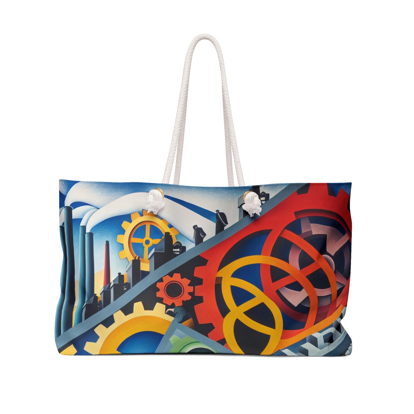 "Industrial Constructivism: Gears and Labor" - The Alien Weekender Bag Constructivism