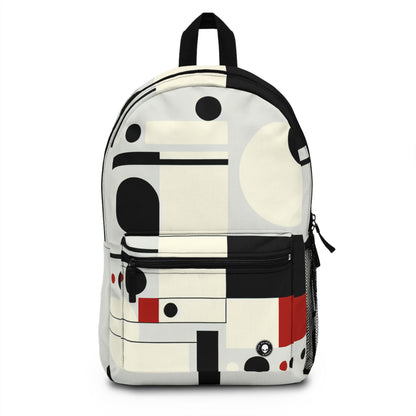 "Dynamic Balance: A Suprematist Exploration" - The Alien Backpack Suprematism