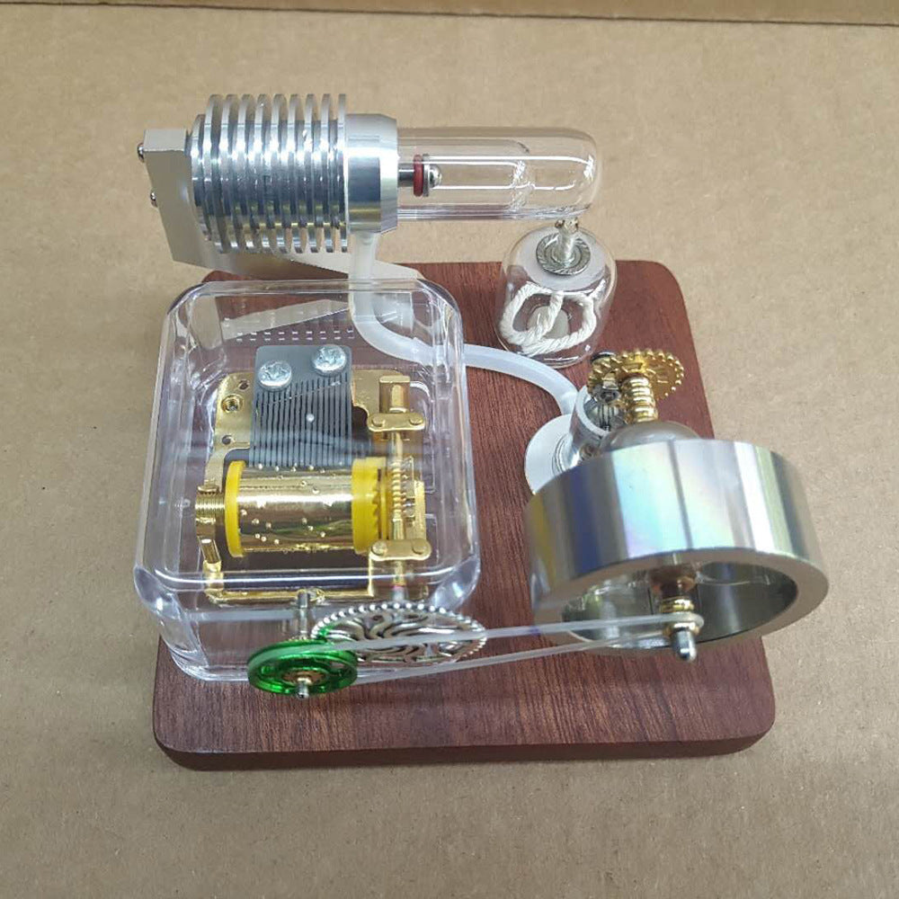 Music Box Stirling Engine Model Educational Toys