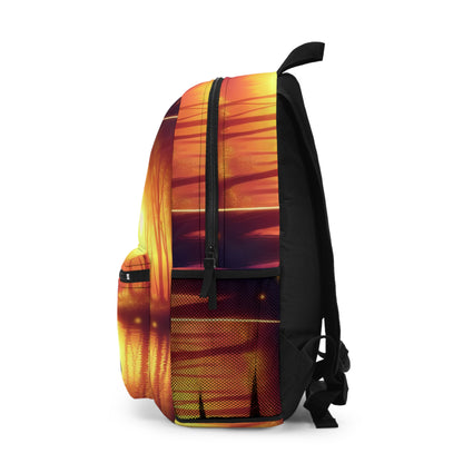 "Dusk Enchantment: A Magical Forest Scene" - The Alien Backpack