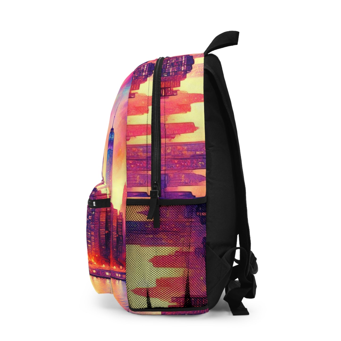 Hidden Oasis: A Spontaneous Impressionism Masterpiece in Vibrant Hues - The Alien Backpack Impressionism