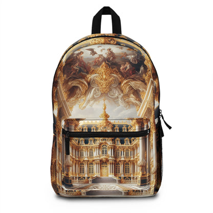 "Regal Splendor: A Gold-Plated Baroque Palace" - The Alien Backpack Baroque Style