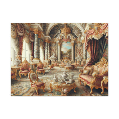 "Symphonie de la cour enchantée" - Le style baroque Alien Canva