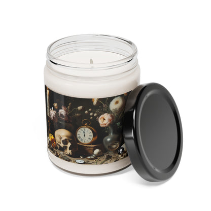 "Digital Decay: A Contemporary Vanitas Examining Consumerism in the 21st Century" - The Alien Scented Soy Candle 9oz Vanitas Painting