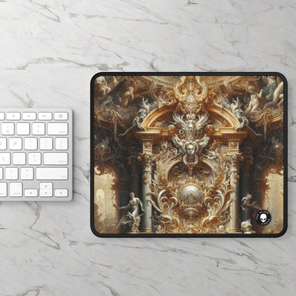 "Baroque Banquet: A Feast of Opulence" - The Alien Gaming Mouse Pad Baroque