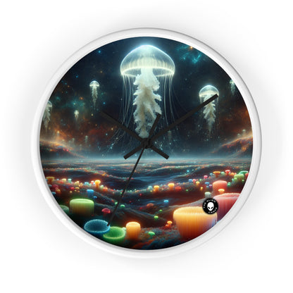 Jellyfish Dreamscape - The Alien Wall Clock