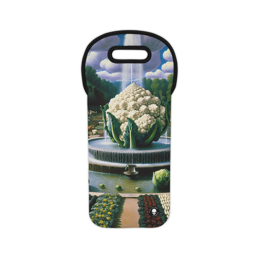 "La fuente vegetal: un conglomerado de coliflor" - The Alien Wine Tote Bag Surrealismo