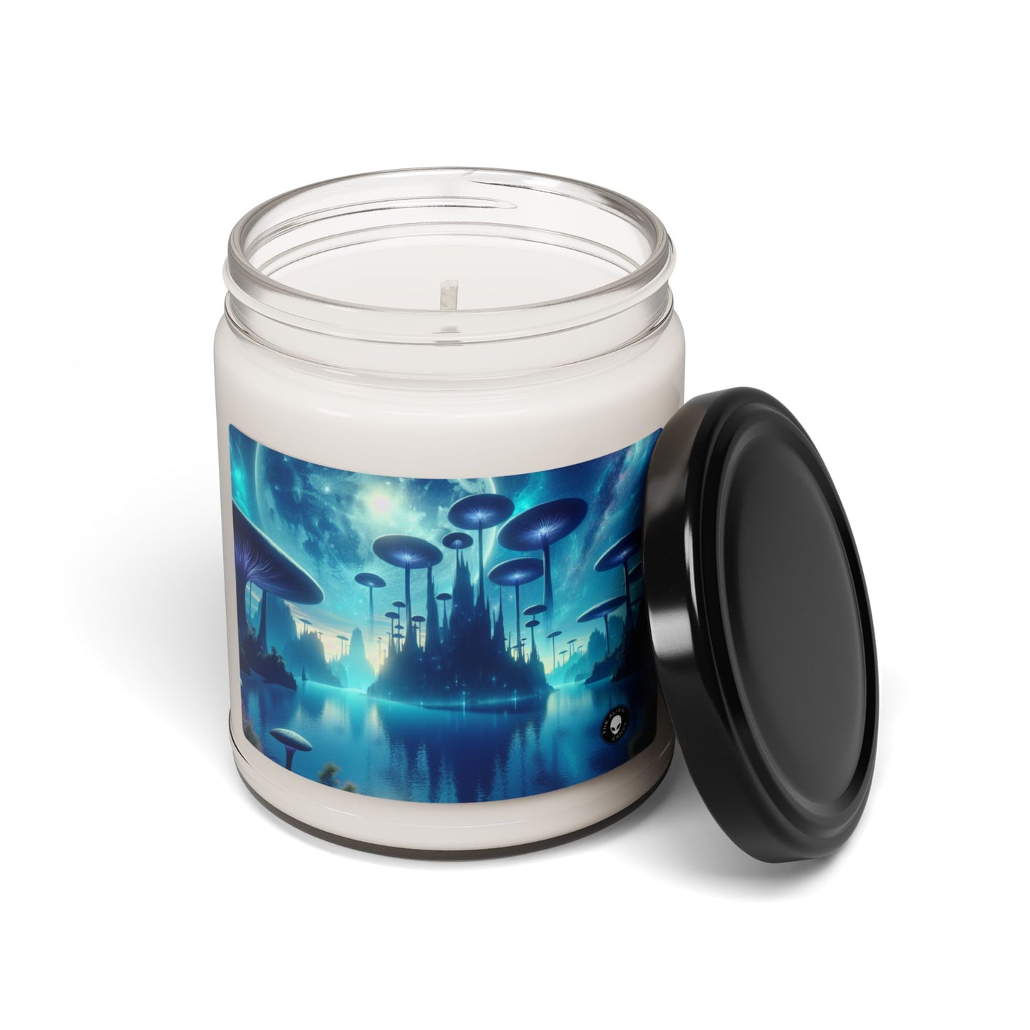 "Moonlit Mushroom Lake" - The Alien Scented Soy Candle 9oz