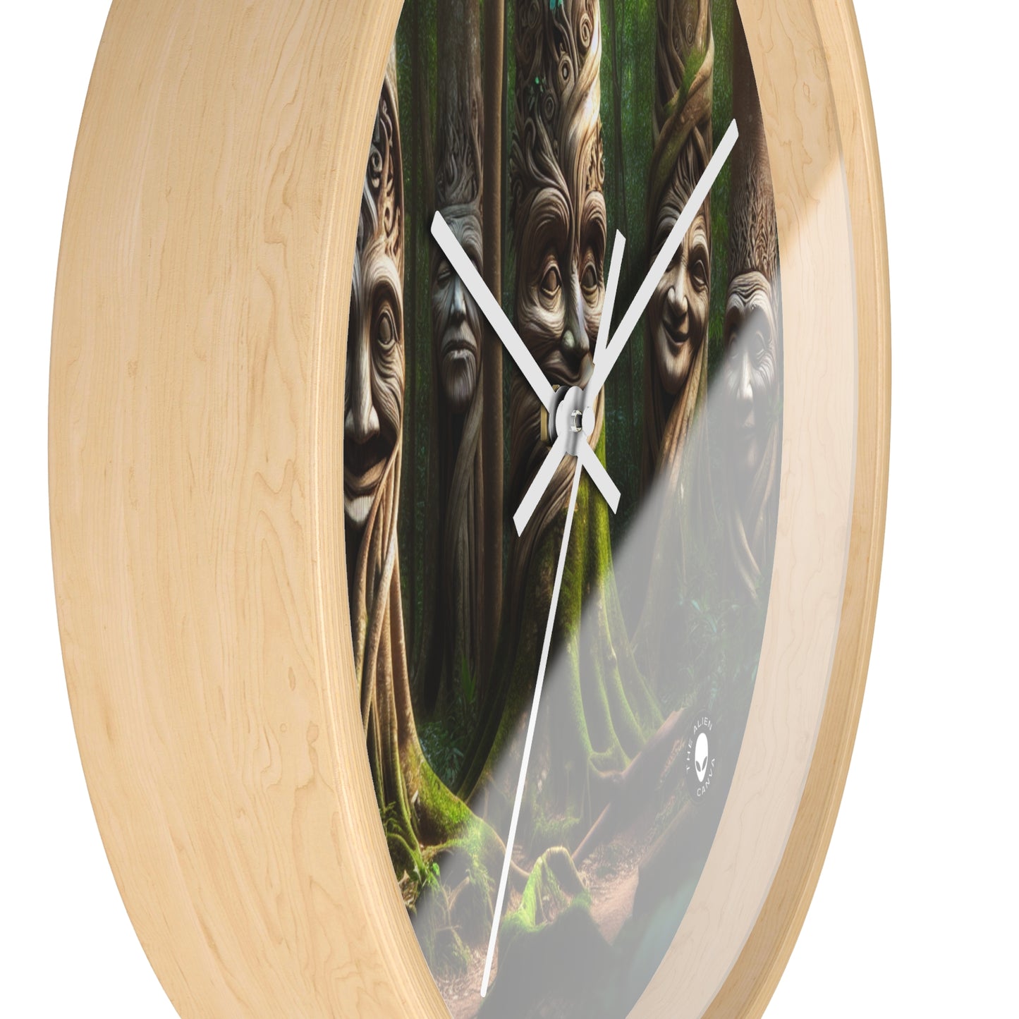 "The Chatty Forest: Conversations Among Trees" - The Alien Wall Clock