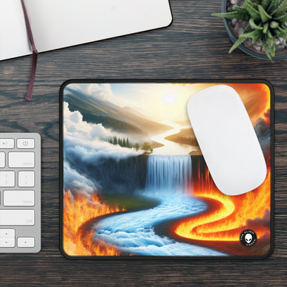 "Fusion of Elements: Harmony in Contrast" - The Alien Gaming Mouse Pad