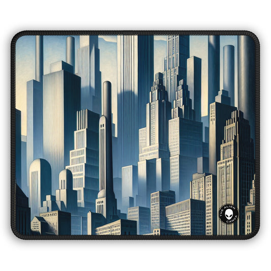 "Modern Metropolis: A Precisionism Perspective" - The Alien Gaming Mouse Pad Precisionism