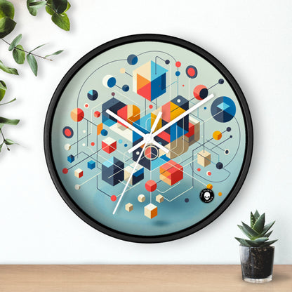 "Utopía colaborativa: un mural de esperanza y armonía" - The Alien Wall Clock Relational Art