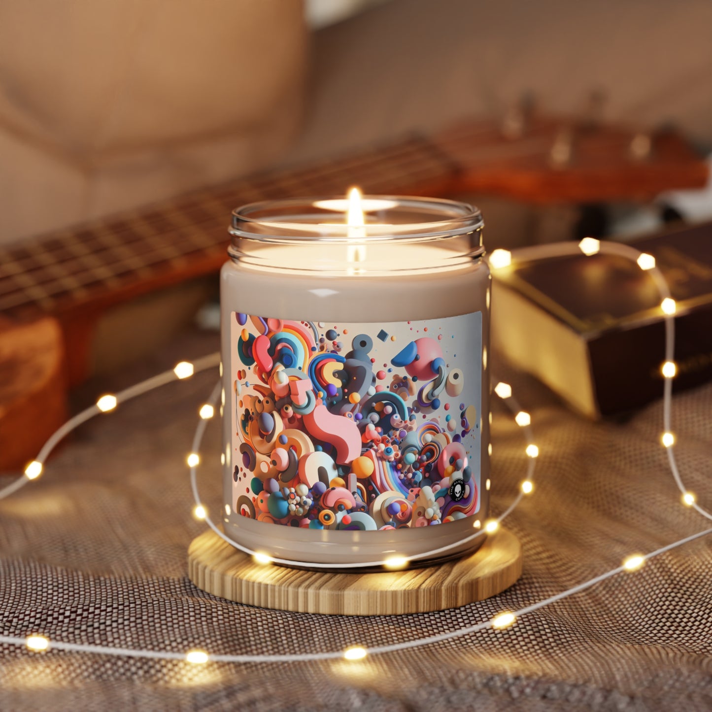 "Light Dance: An Interactive Art Installation" - The Alien Scented Soy Candle 9oz Interactive Art