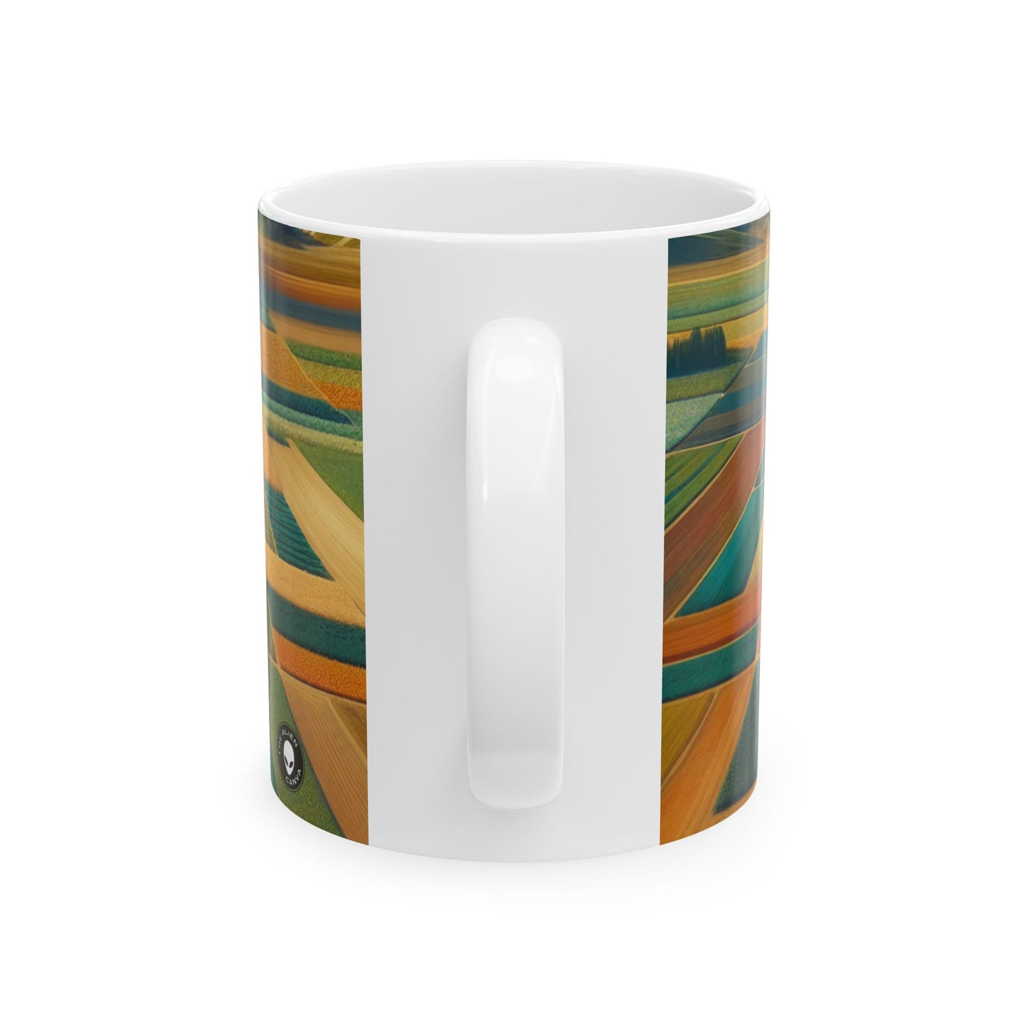 "Forest Mandala: Nature's Harmony" - L'Alien Mug en céramique 11oz Land Art