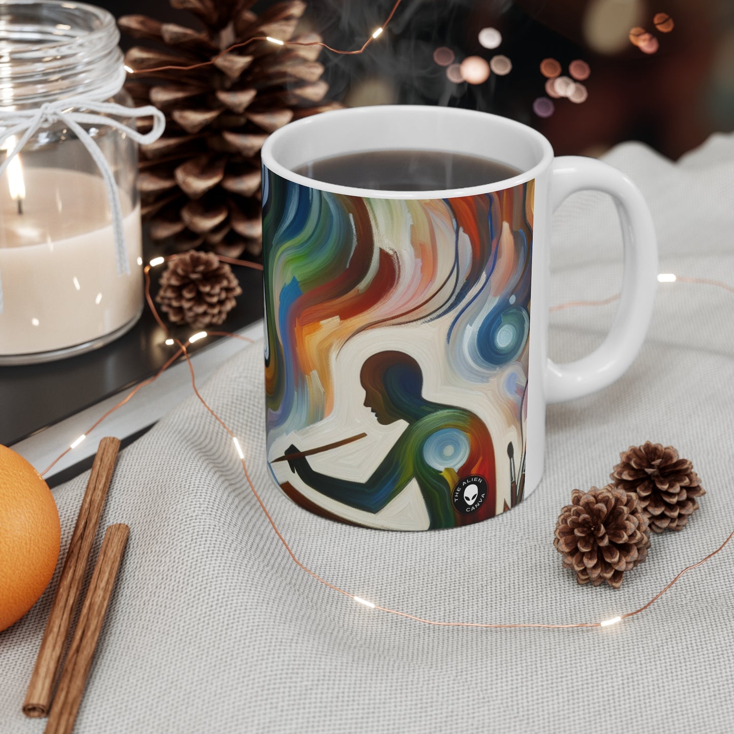 "Stirrings of the Soul" - La tasse en céramique Alien 11oz Expressionnisme