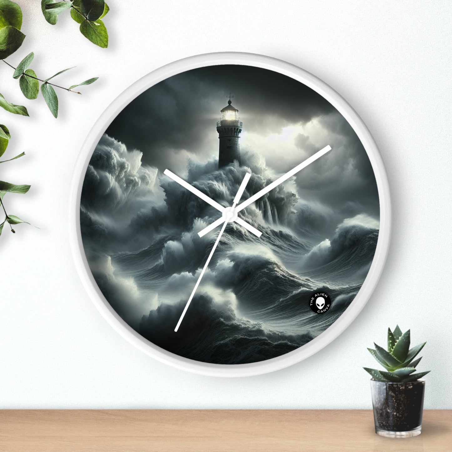 "Beacon of Resilience" - The Alien Wall Clock