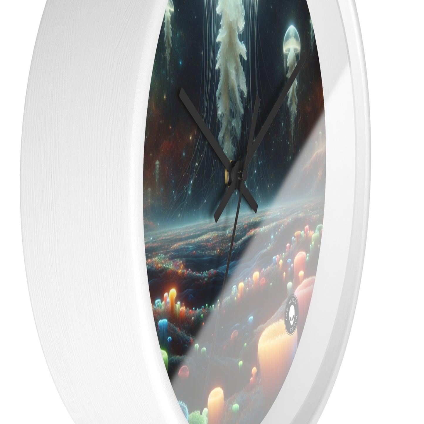 Jellyfish Dreamscape - The Alien Wall Clock