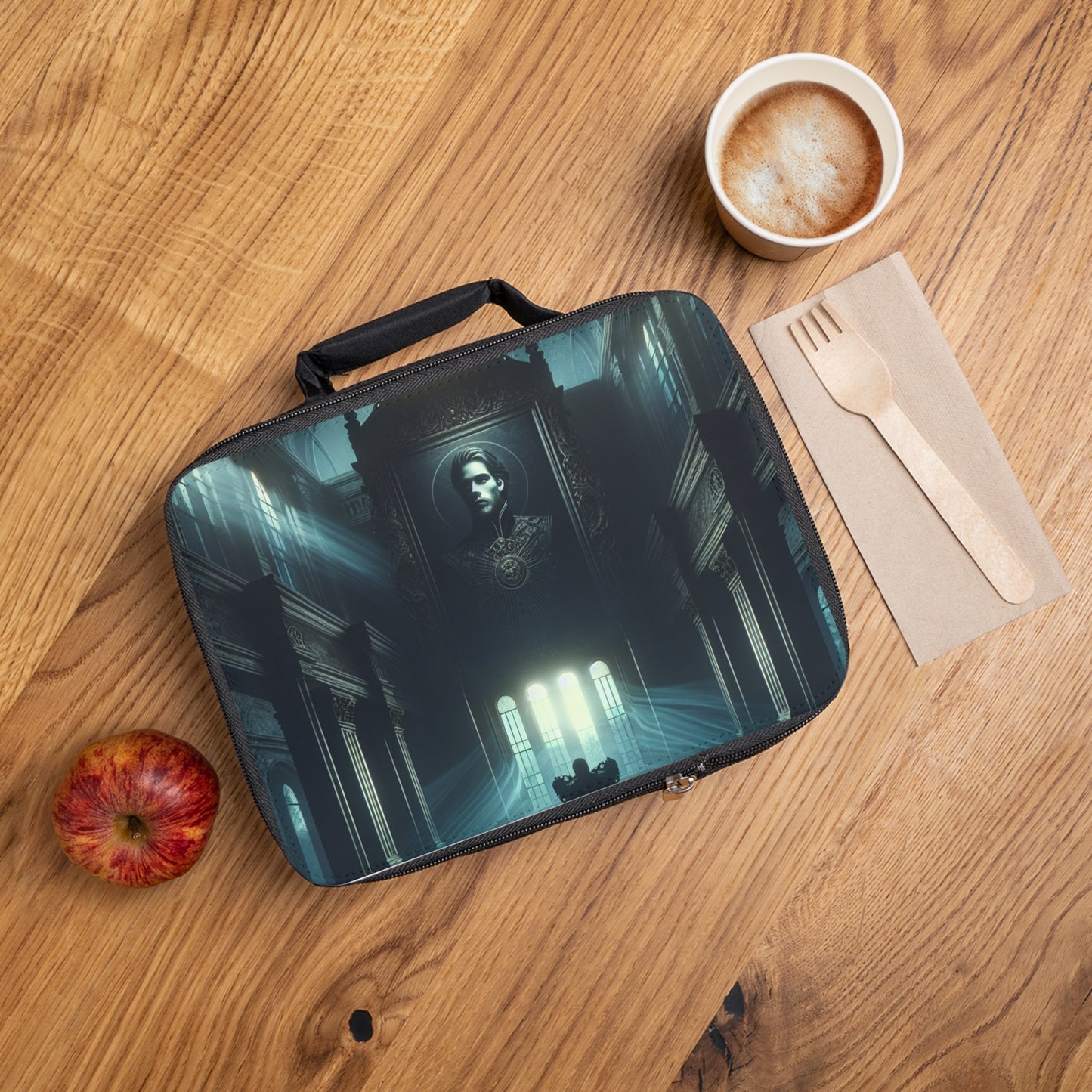 "Moonlight Shadow: A Gothic Portrait" - The Alien Lunch Bag Gothic Art Style