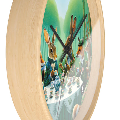 "Enchanted Tea in the Forest" - The Alien Wall Clock