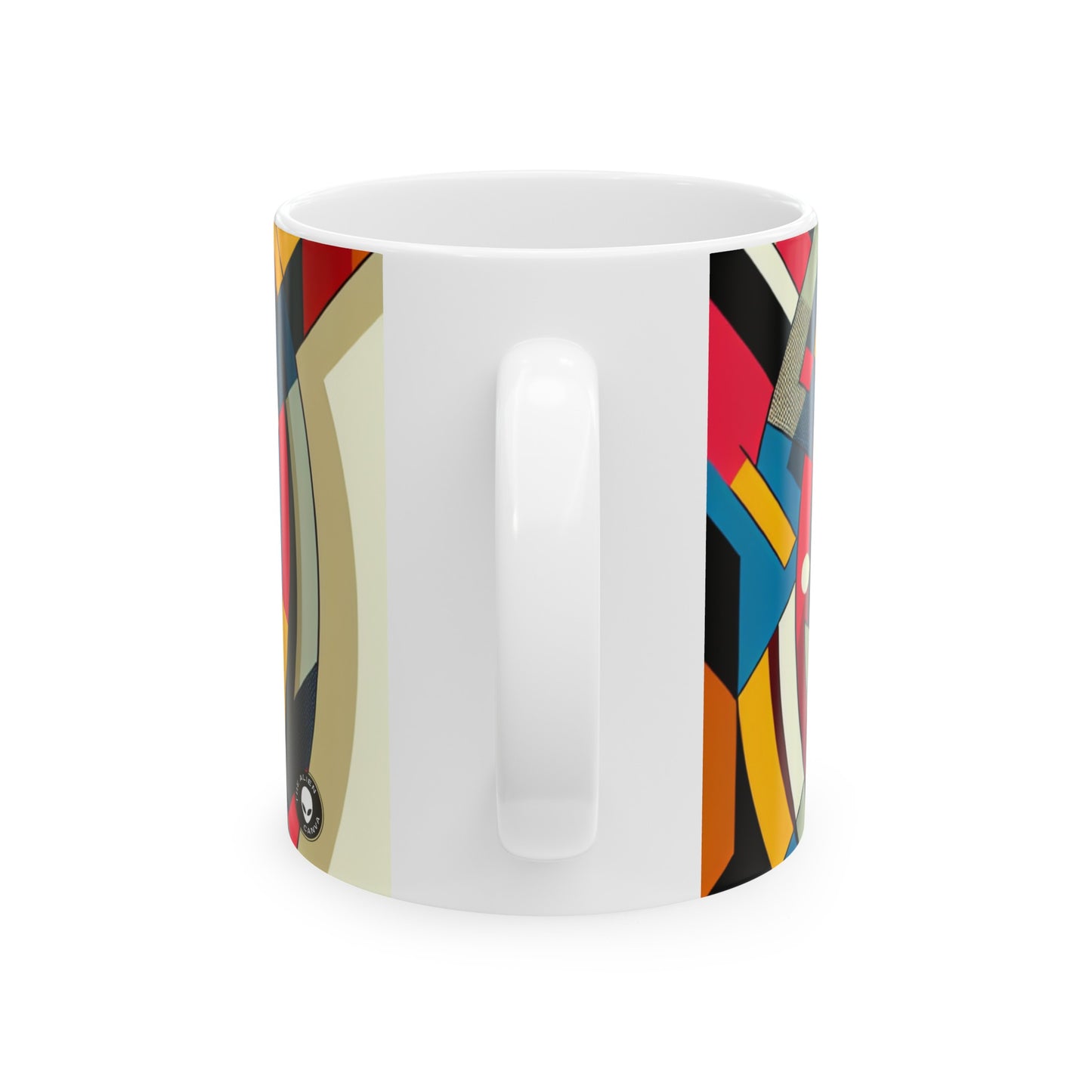 "Digital Revolution: A Constructivist Perspective" - The Alien Ceramic Mug 11oz Constructivism