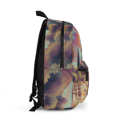 "Modern Roman: Neoclassical Portrait of Elegance" - The Alien Backpack Neoclassicism