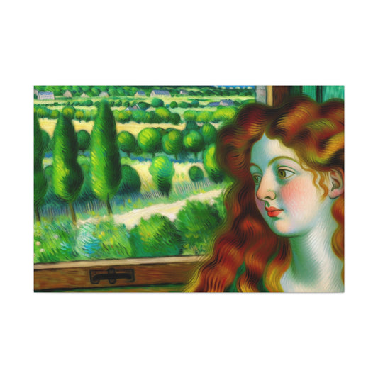 "French Countryside Escape" - The Alien Canva Post-Impressionism Style