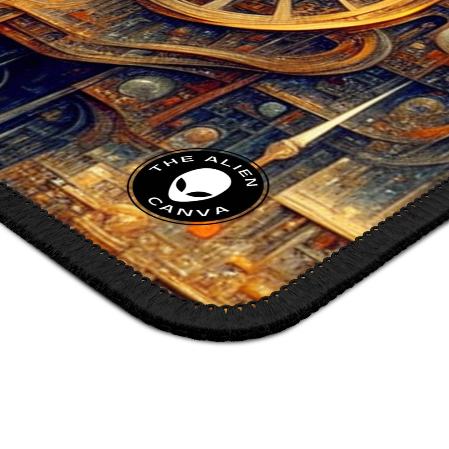 "Unidad en armonía vibrante: una exploración metafísica abstracta" - The Alien Gaming Mouse Pad Arte metafísico