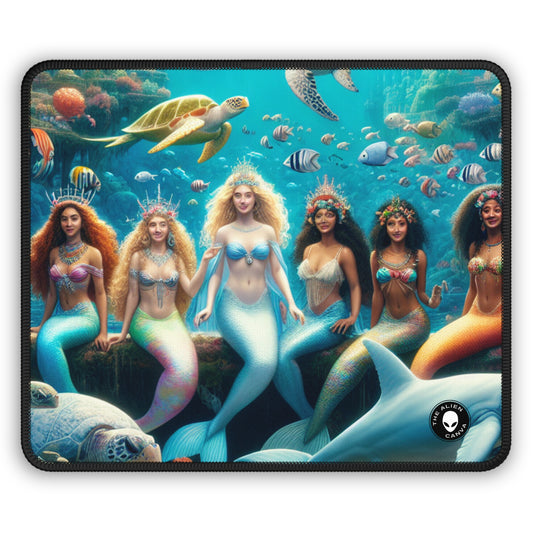 "Dive into the Enchanted Abyss: A Mermaid's Paradise" - The Alien Gaming Mouse Pad