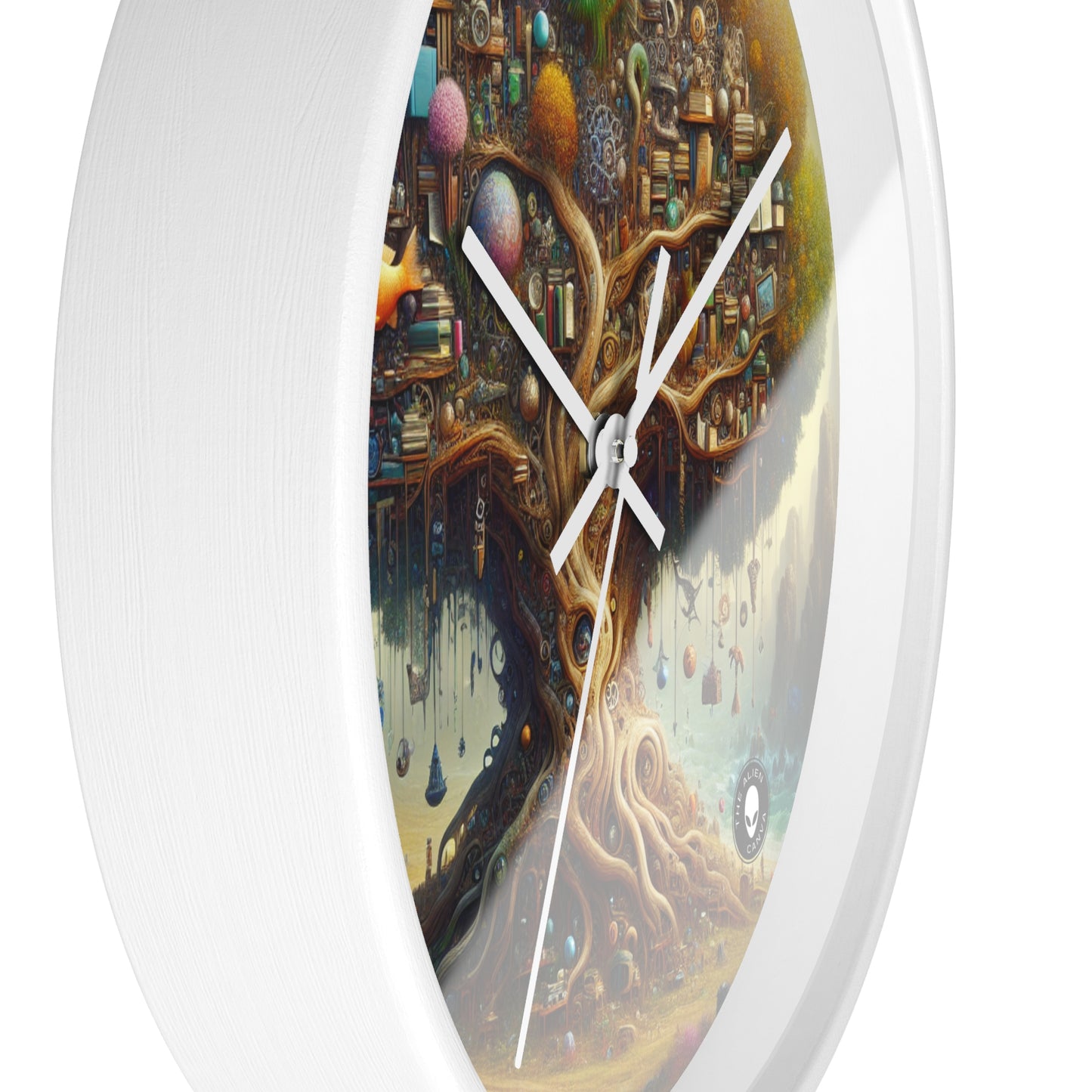 "The Tree of Curiosities" - The Alien Wall Clock