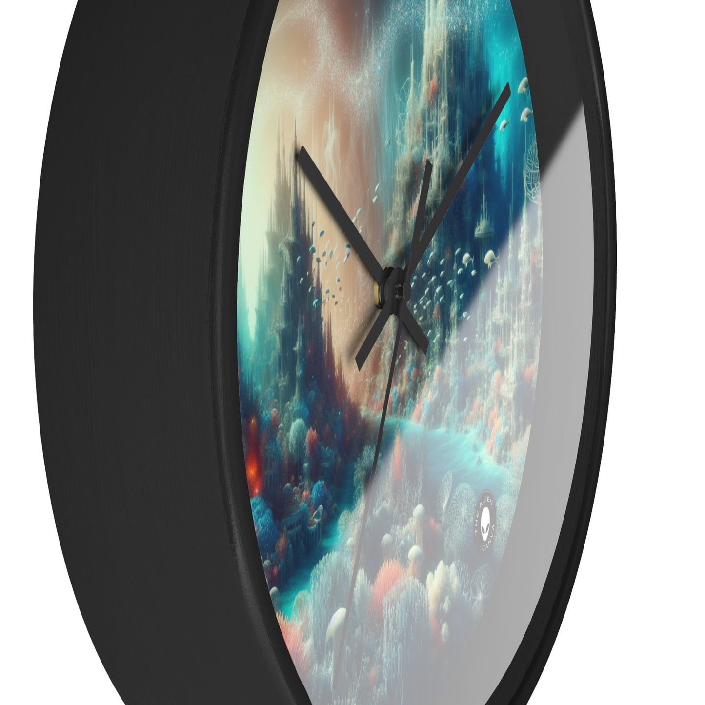 "Deep Sea Dreamscape" - The Alien Wall Clock