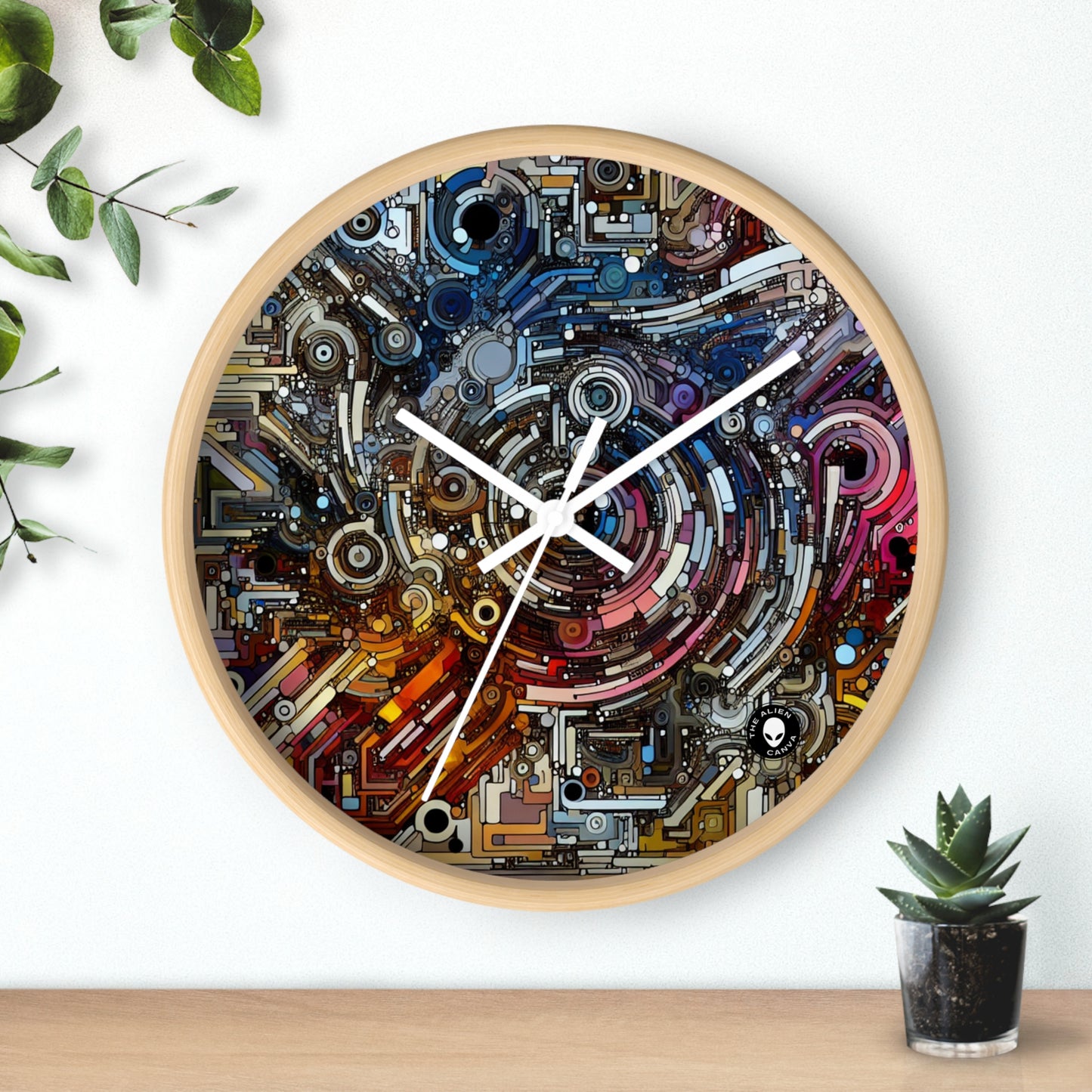 « Déconstruire le pouvoir : une exploration post-structuraliste du langage » - The Alien Wall Clock Art post-structuraliste