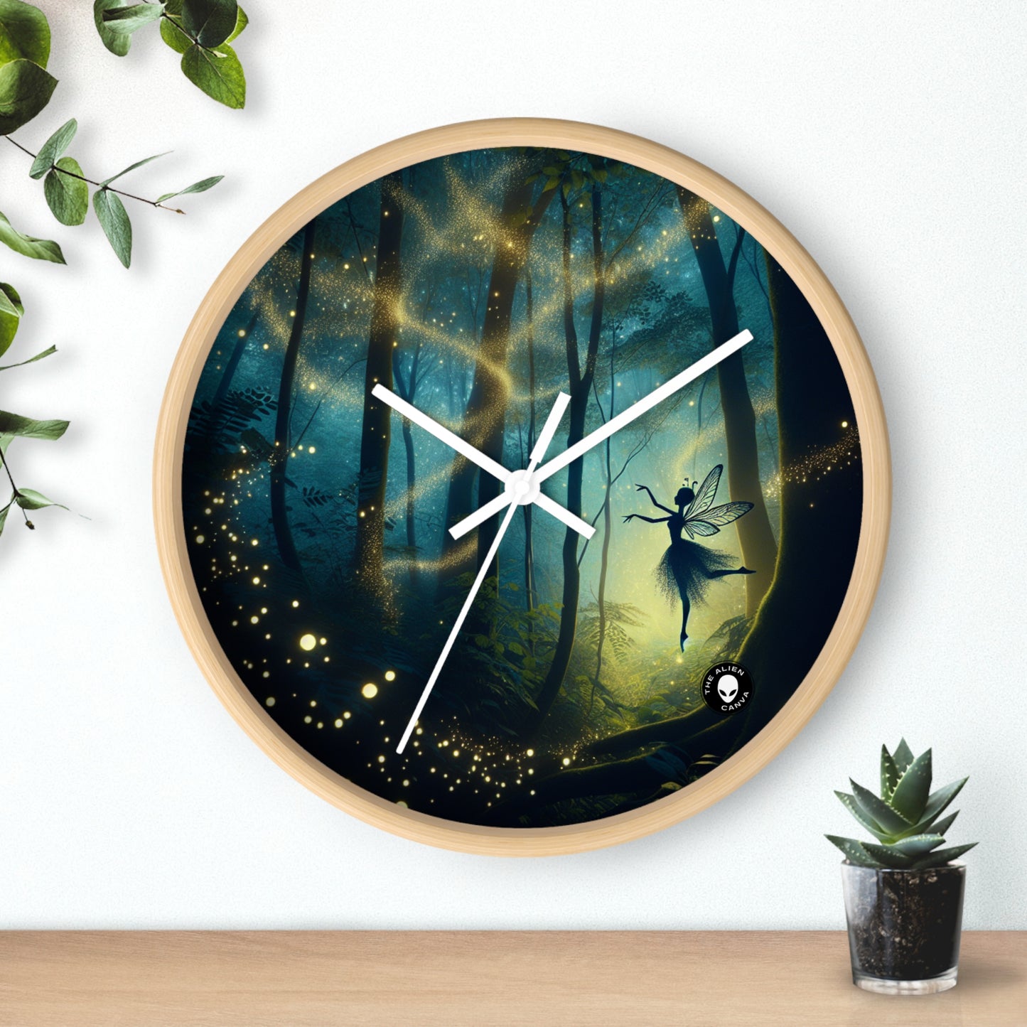 "Enchanted Forest: Firefly Dance" - The Alien Wall Clock