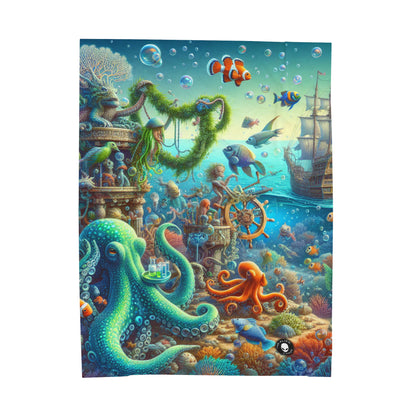 "Underwater Fiesta" - La couverture en peluche Alien Velveteen