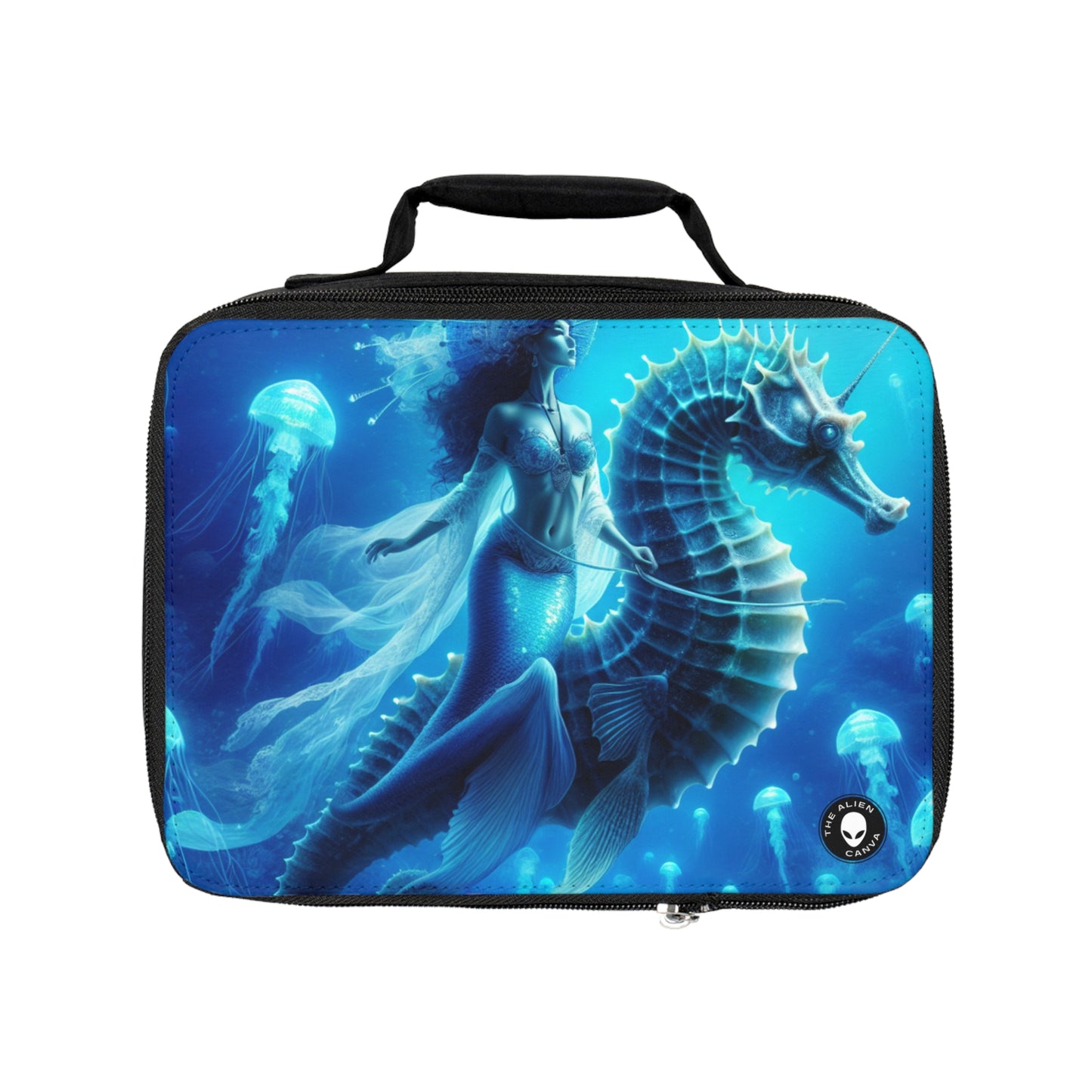 "Mermaid Magic: Journey with the Giant Seahorse"- The Alien Lunch Bag