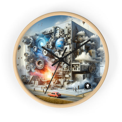 "Symbolic Transformations: Conceptual Realism in Everyday Objects" - The Alien Wall Clock Conceptual Realism