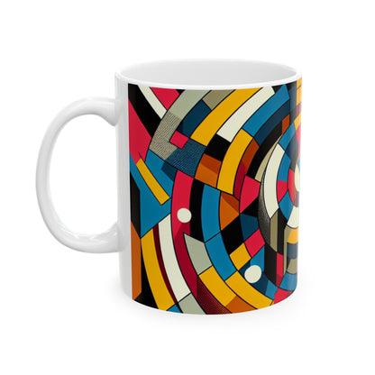 "Révolution numérique : une perspective constructiviste" - La tasse en céramique Alien 11oz Constructivisme