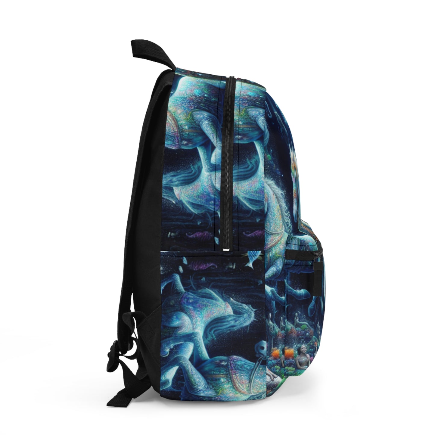 "Enchanted Underwater Realm: Mermaids and Seahorses" - The Alien Backpack