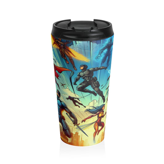 "Marvelous Mission: Save the World!" - The Alien Stainless Steel Travel Mug