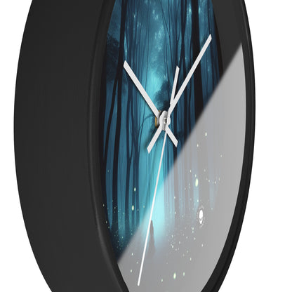 "Guided by Fireflies: A Forest's Secret Lightshow" - The Alien Wall Clock