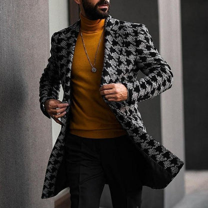 Manteau homme imprimé