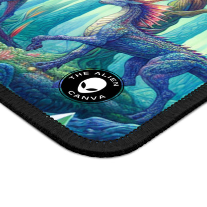 "Crystal Forest: Realm of Mythical Beings" - The Alien Gaming Mouse Pad