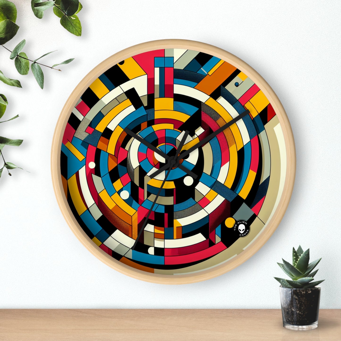 "Digital Revolution: A Constructivist Perspective" - The Alien Wall Clock Constructivism