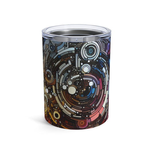 "Deconstructing Power: A Post-structuralist Exploration of Language" - The Alien Tumbler 10oz Post-structuralist Art