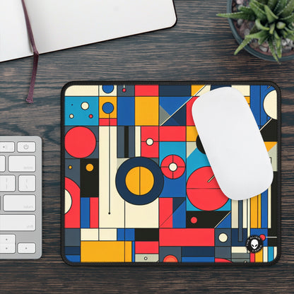 "Harmony in Nature: Geometric Abstraction" - The Alien Gaming Mouse Pad Geometric Abstraction