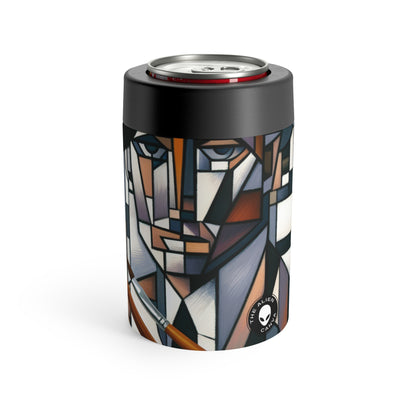 "Cubist Cityscape: Fragmented Views of Urban Energy" - The Alien Can Holder Cubism