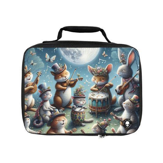 "Moonlit Melodies in the Enchanted Forest"- The Alien Lunch Bag